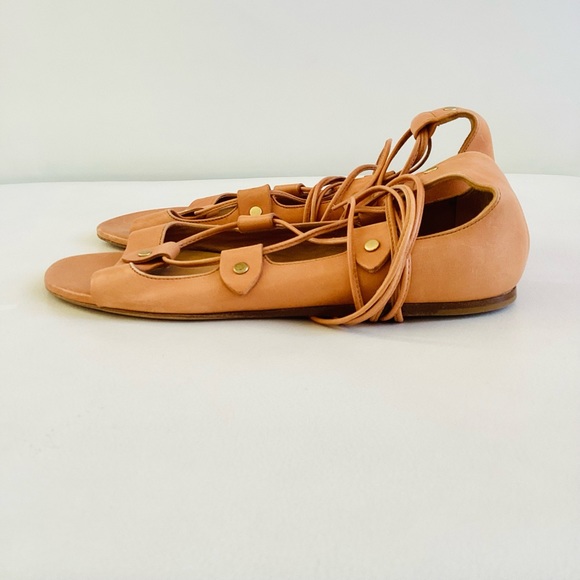 Isabel Marant Alisa Amber Yellow Gladiator Sandal NEW SZ 7 - Picture 3 of 10